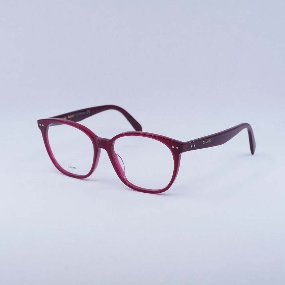 Celine CL50099I 069 Eyeglasses Burgundy 55mm Square Frame